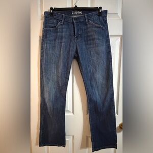 Hudson Jeans Mens 34 Medium Wash Straight Leg Designer Denim Made in USA